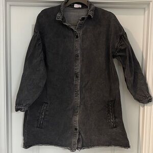 Pink Lily Denim Mini Dress